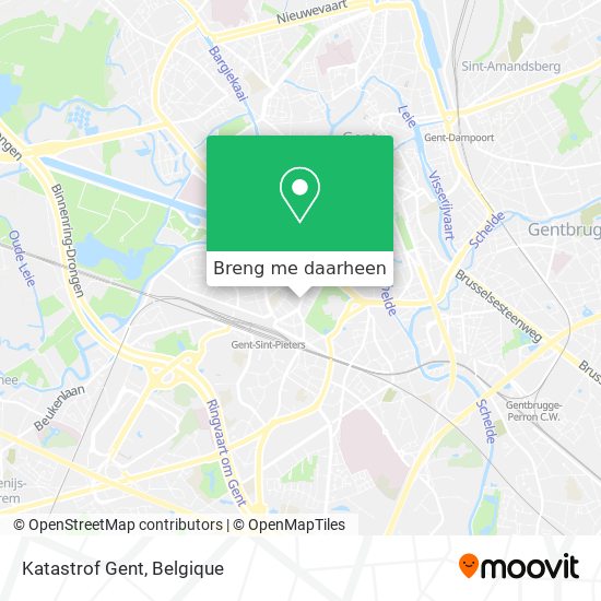 Katastrof Gent kaart