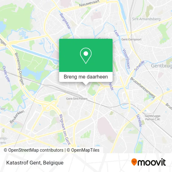 Katastrof Gent kaart