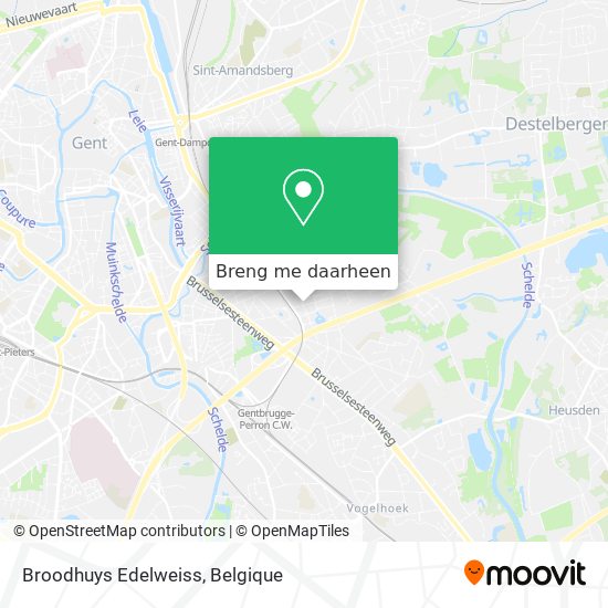 Broodhuys Edelweiss kaart