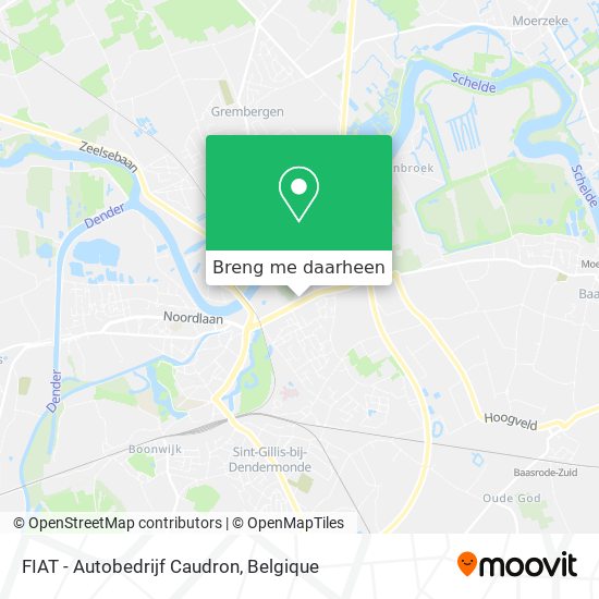 FIAT - Autobedrijf Caudron kaart