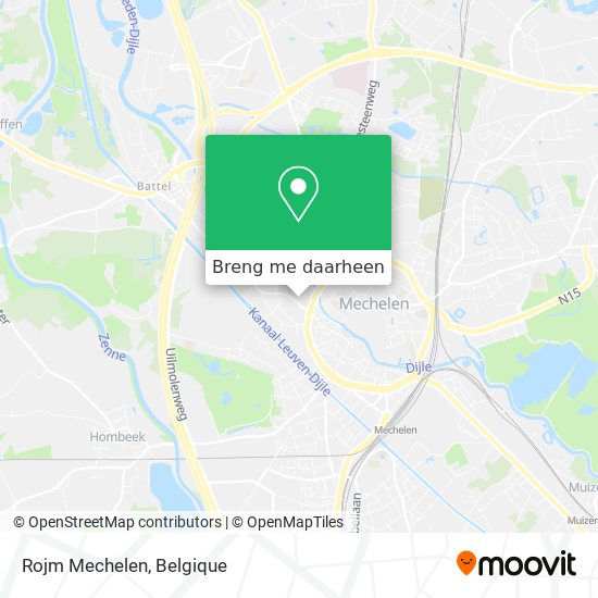 Rojm Mechelen kaart