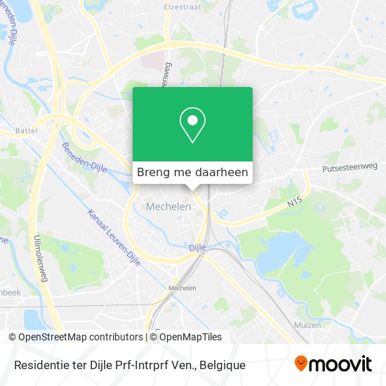 Residentie ter Dijle Prf-Intrprf Ven. kaart