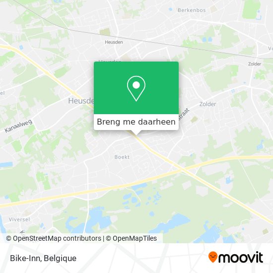 Bike-Inn kaart