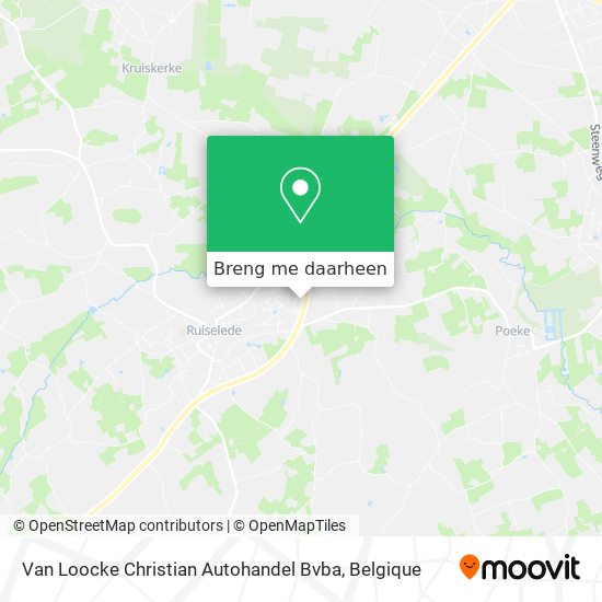 Van Loocke Christian Autohandel Bvba kaart