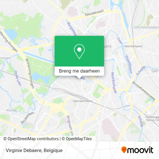 Virginie Debaere kaart
