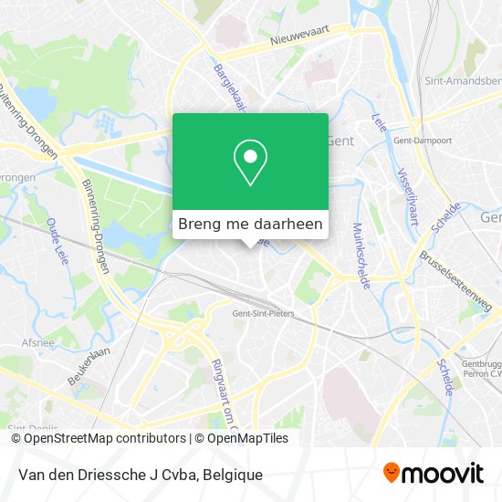 Van den Driessche J Cvba kaart
