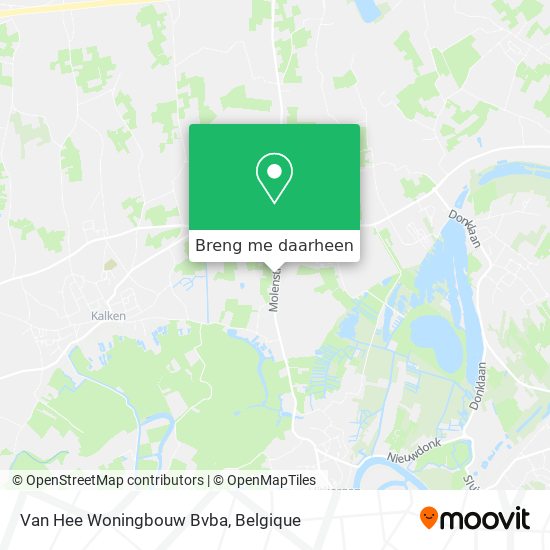 Van Hee Woningbouw Bvba kaart