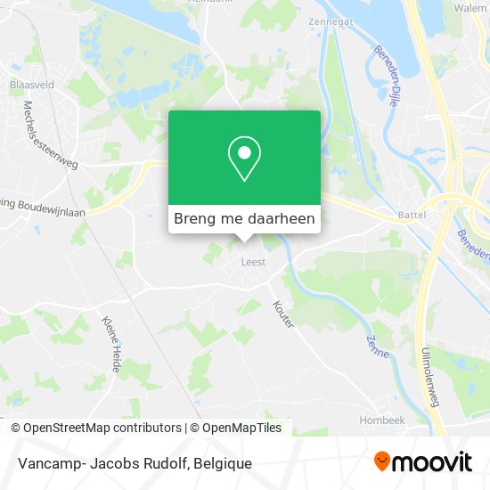Vancamp- Jacobs Rudolf kaart