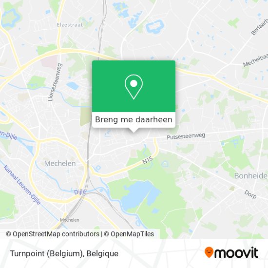Turnpoint (Belgium) kaart