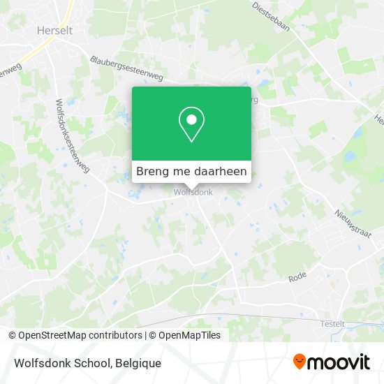 Wolfsdonk School kaart