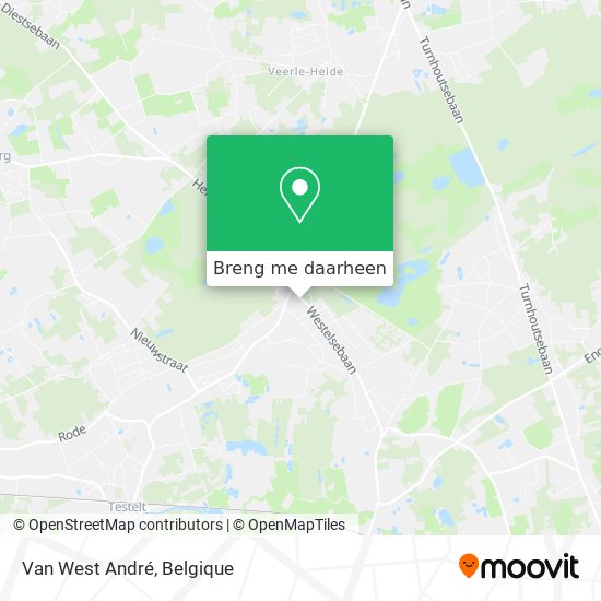 Van West André kaart