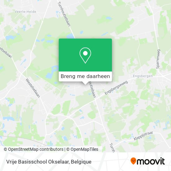 Vrije Basisschool Okselaar kaart