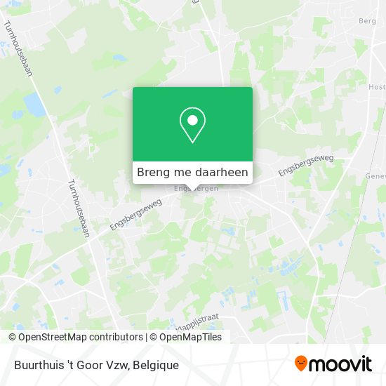 Buurthuis 't Goor Vzw kaart