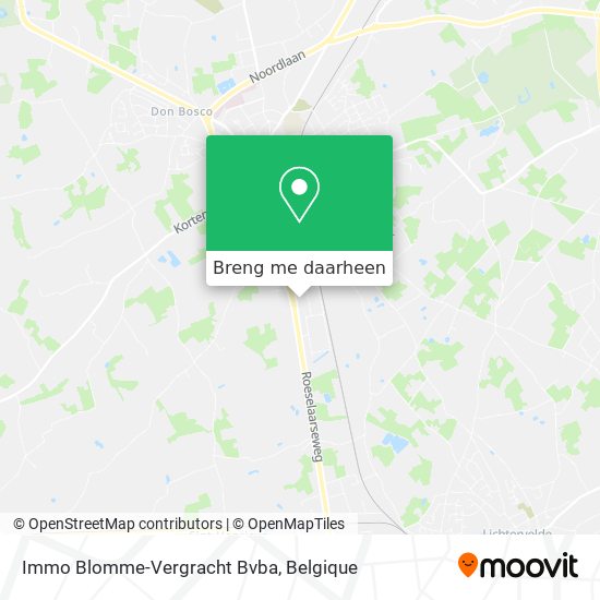 Immo Blomme-Vergracht Bvba kaart