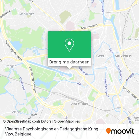 Vlaamse Psychologische en Pedagogische Kring Vzw kaart