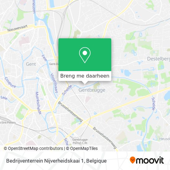 Bedrijventerrein Nijverheidskaai 1 kaart