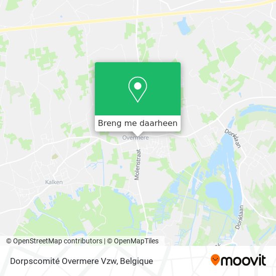 Dorpscomité Overmere Vzw kaart