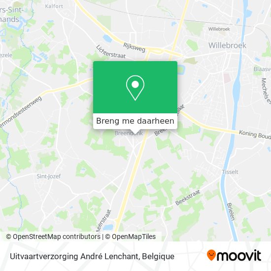 Uitvaartverzorging André Lenchant kaart
