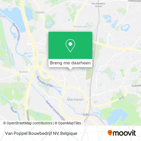 Van Poppel Bouwbedrijf NV kaart