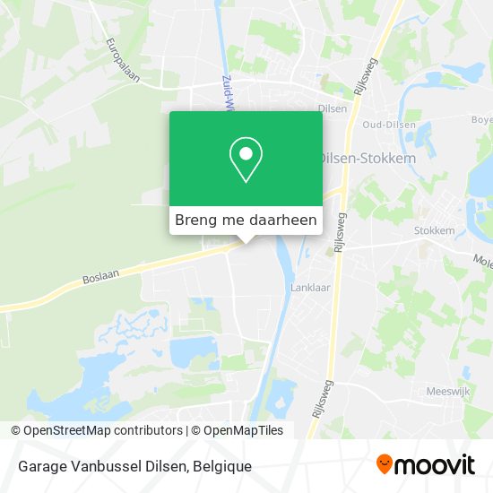 Garage Vanbussel Dilsen kaart