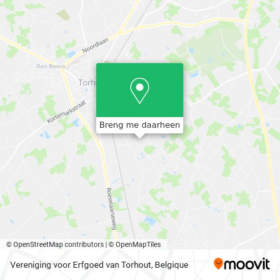 Vereniging voor Erfgoed van Torhout kaart