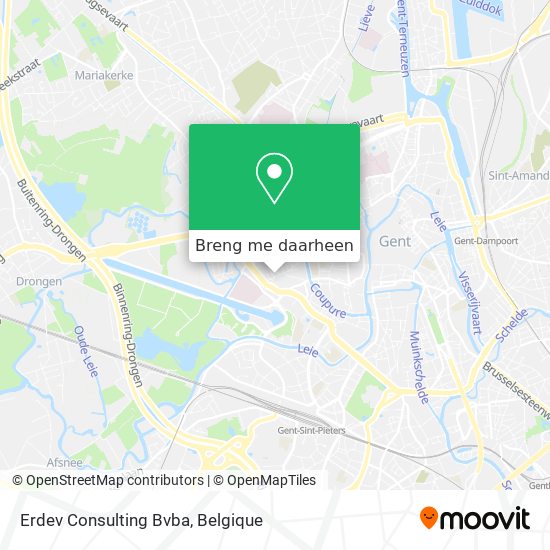Erdev Consulting Bvba kaart