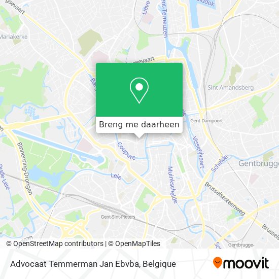 Advocaat Temmerman Jan Ebvba kaart