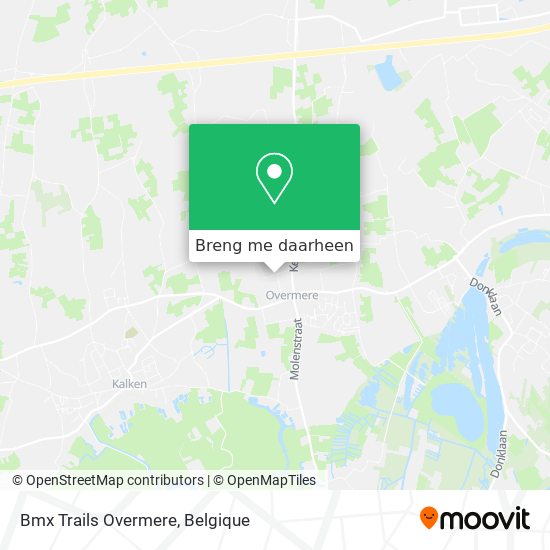 Bmx Trails Overmere kaart