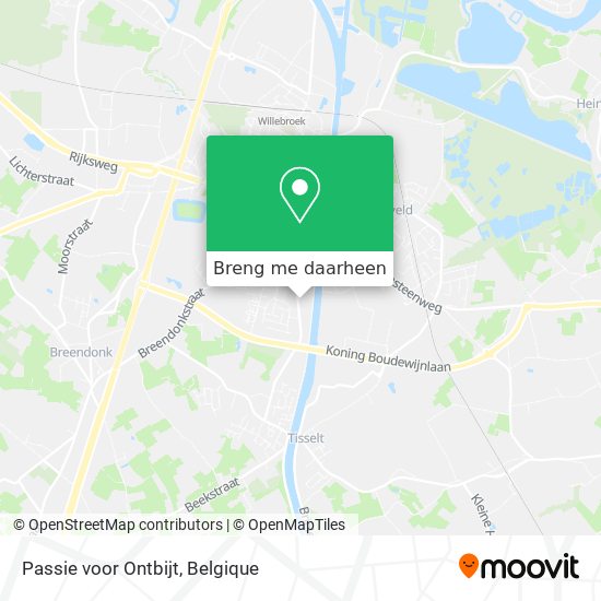 Passie voor Ontbijt kaart