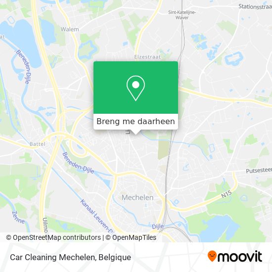 Car Cleaning Mechelen kaart