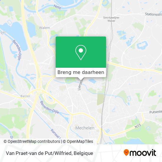 Van Praet-van de Put/Wilfried kaart