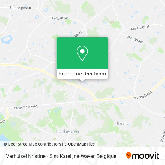 Verhulsel Kristine - Sint-Katelijne-Waver kaart