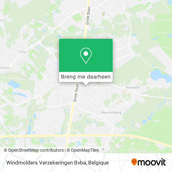Windmolders Verzekeringen Bvba kaart