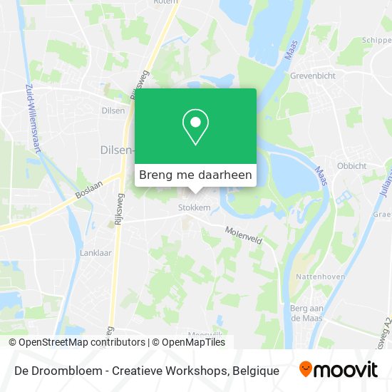 De Droombloem - Creatieve Workshops kaart