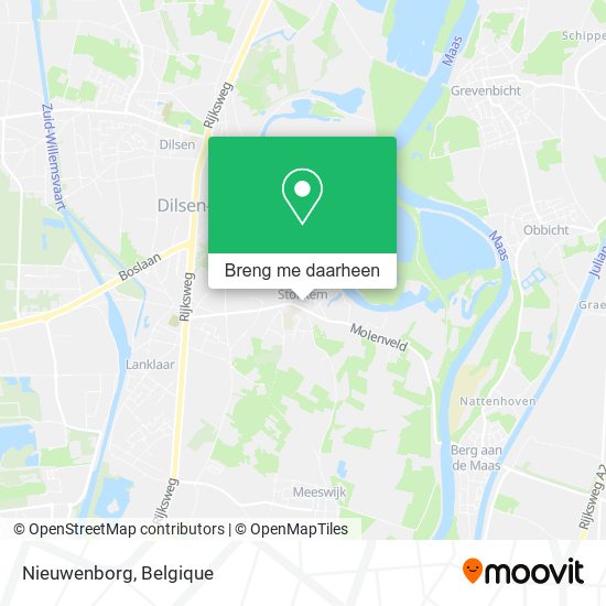 Nieuwenborg kaart