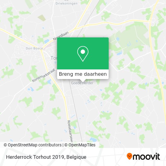 Herderrock Torhout 2019 kaart