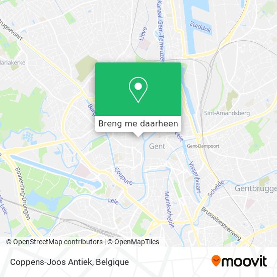 Coppens-Joos Antiek kaart