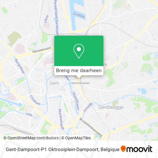 Gent-Dampoort-P1 Oktrooiplein-Dampoort kaart