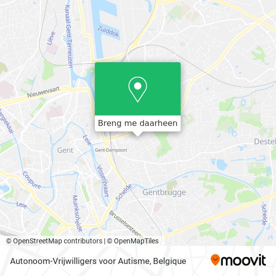 Autonoom-Vrijwilligers voor Autisme kaart