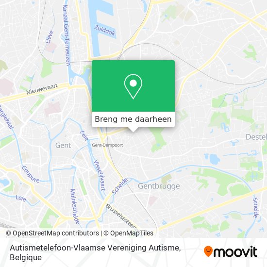 Autismetelefoon-Vlaamse Vereniging Autisme kaart