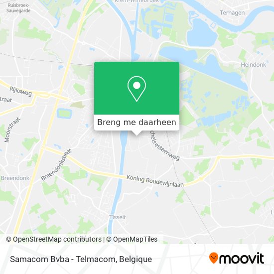 Samacom Bvba - Telmacom kaart