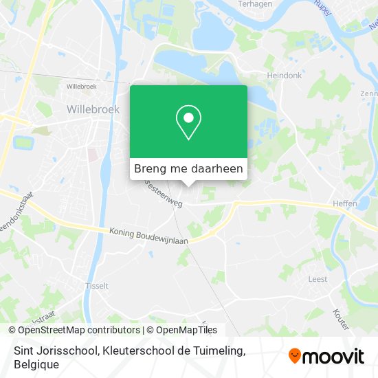 Sint Jorisschool, Kleuterschool de Tuimeling kaart