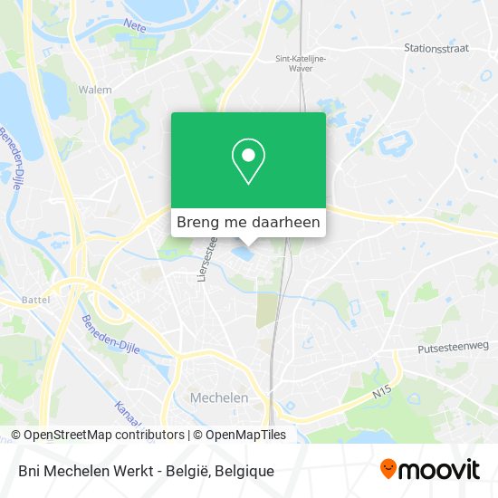 Bni Mechelen Werkt - België kaart