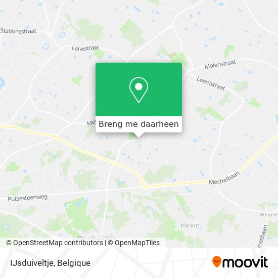 IJsduiveltje kaart