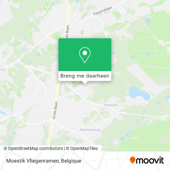 Moestik Vliegenramen kaart