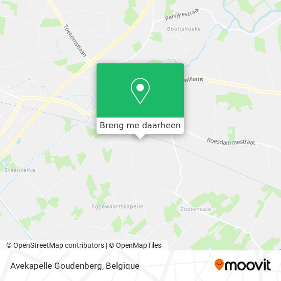 Avekapelle Goudenberg kaart