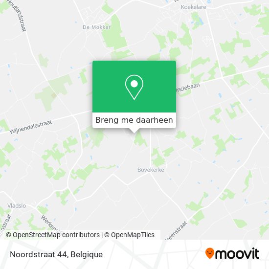 Noordstraat 44 kaart