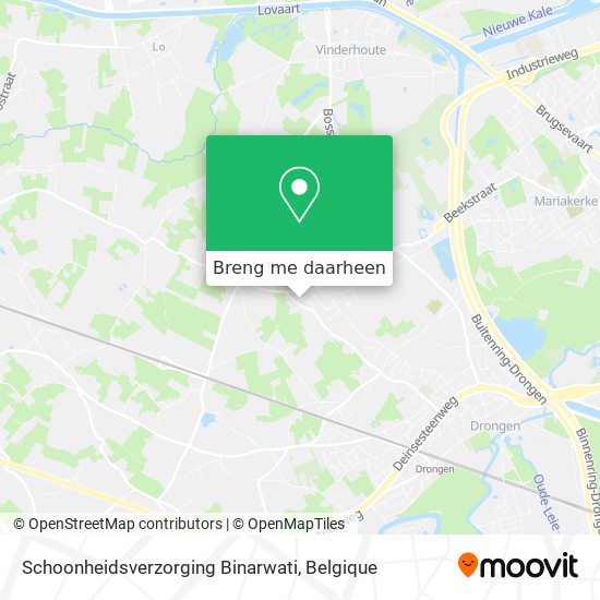 Schoonheidsverzorging Binarwati kaart