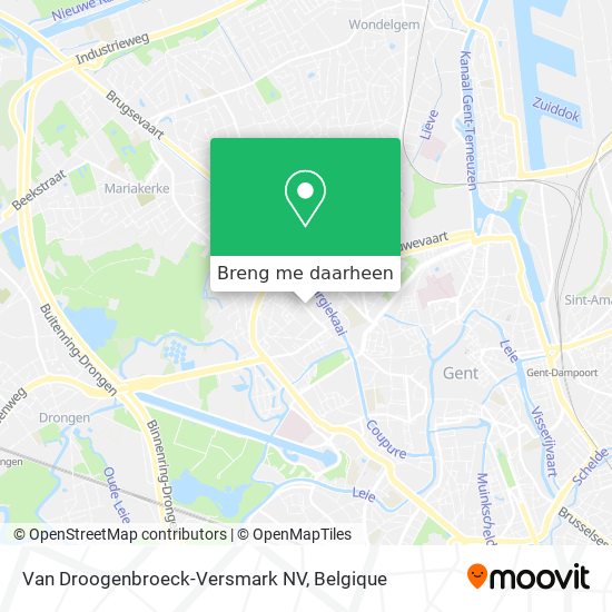 Van Droogenbroeck-Versmark NV kaart