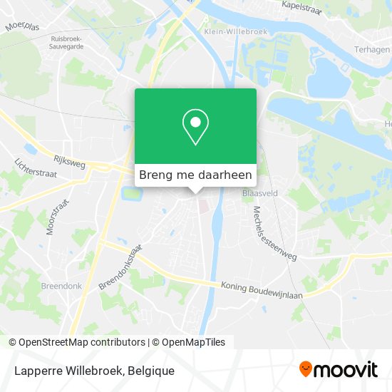 Lapperre Willebroek kaart